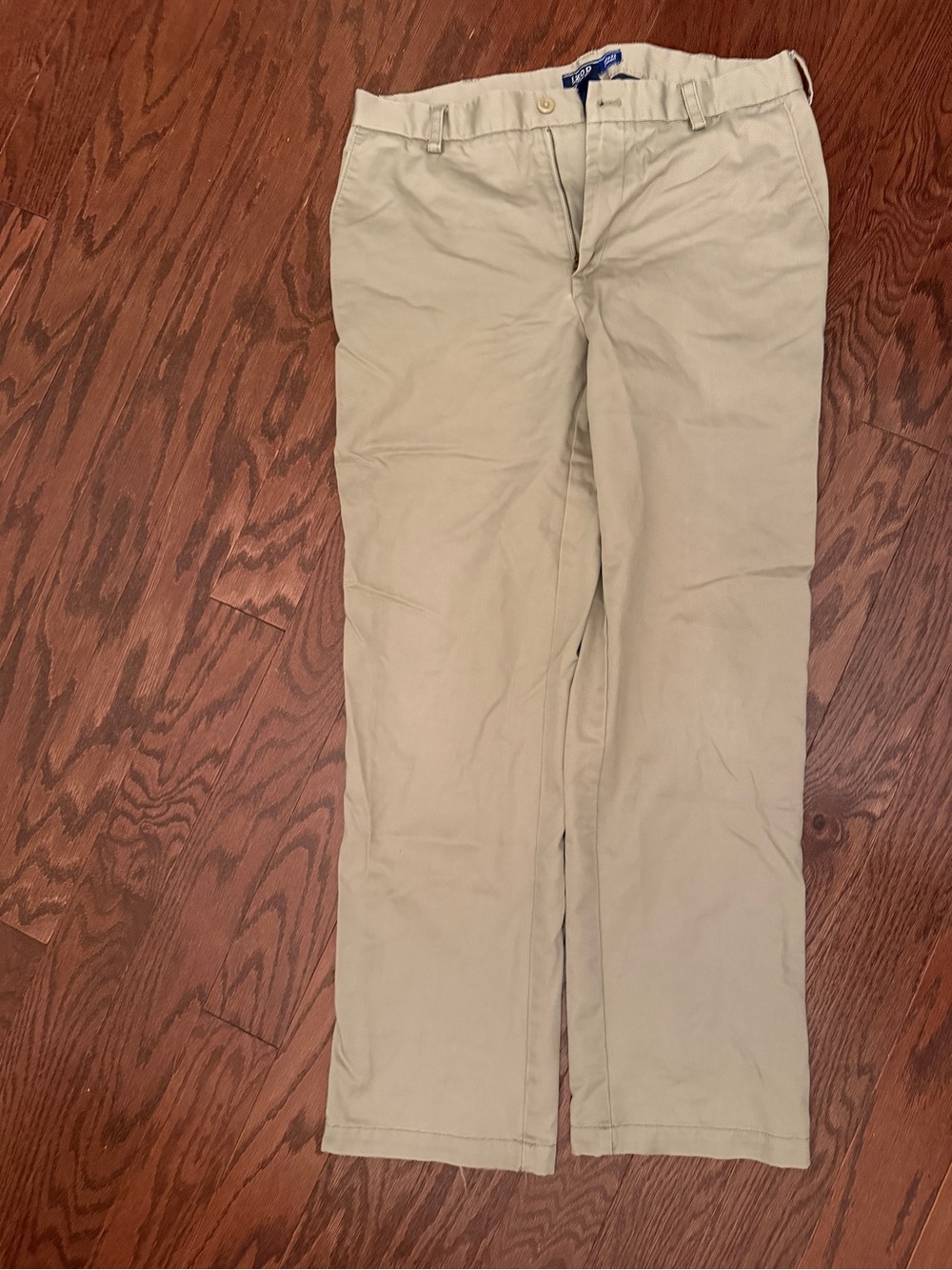 Izod Straight-Leg Khaki Chinos - Light Tan
